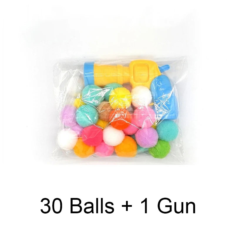Cat Plush Ball Shooter 🐱🔫 | Silent Shooting Game 🎯 | Anti-Stress Fun 😻 | Soft Balls Included 🧸 | Interactive Cat Toy ✅