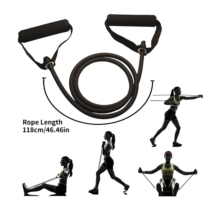 💪 Resistance Bands με Λαβές – Λάστιχα Γυμναστικής για Προπόνηση Δύναμης στο Σπίτι 🏋️