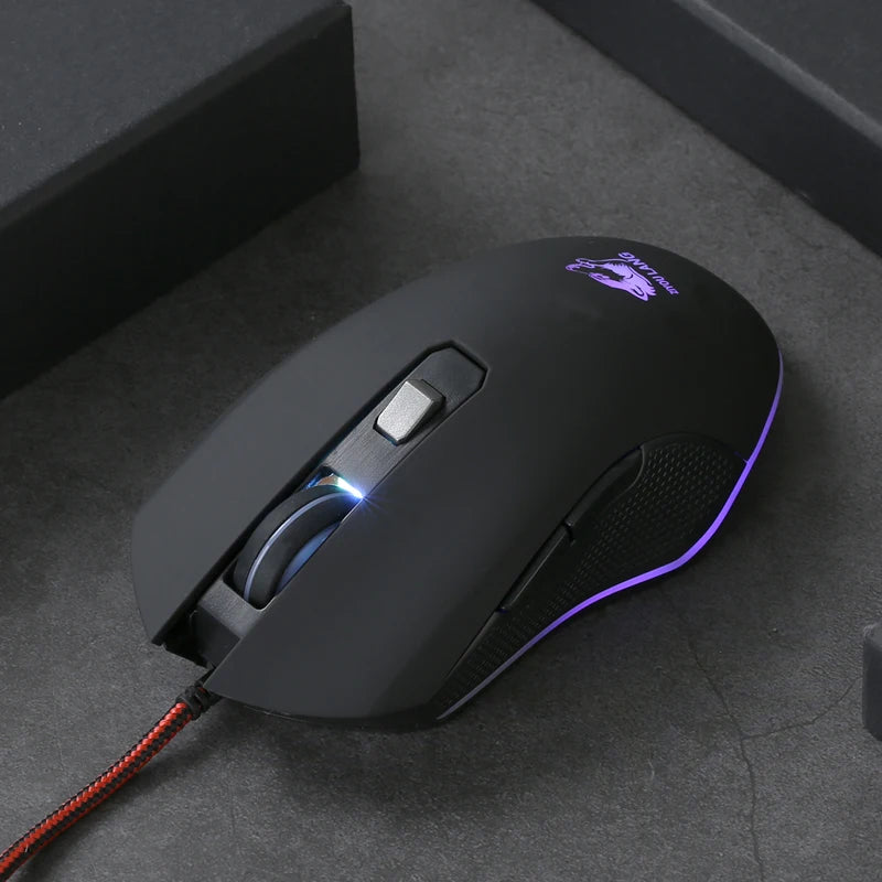 🎮 ATTACK SHARK V1 RGB Wired Gaming Mouse – Ελαφρύ, 3 DPI, 6 Κουμπιά, Μαύρο Matte 💡 Εργονομία, RGB φωτισμός & άμεση απόκριση – για κάθε gamer που ζητά ακρίβεια και στυλ!