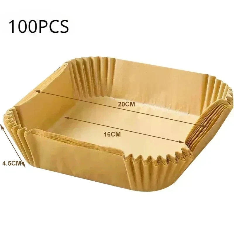 🍟🔥 50τμχ Air Fryer Grease Pads – Απόλυτη Καθαριότητα & Ευκολία στο Ψήσιμο! 🔥🍟 Απορροφητικά χαρτιά σιλικόνης για Air Fryer & Baking | Food Grade | Disposable