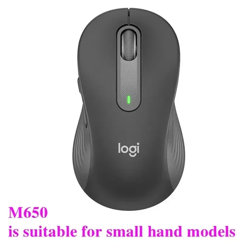 🖱️ Logitech Signature M650/M650L – Ασύρματο Mouse με Silent Clicks & Dual Συνδεσιμότητα 🔇 Ιδανικό για μικρά έως μεσαίου μεγέθους χέρια – Bluetooth + 2.4GHz, άνεση & ησυχία στην εργασία