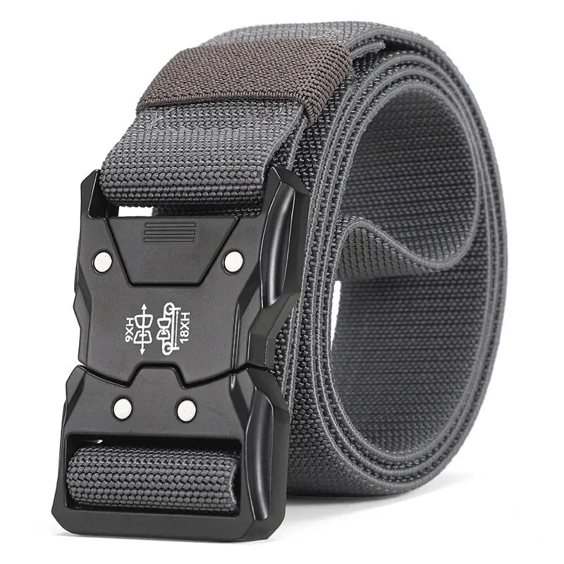 👖⚡ Tactical Ζώνη με Quick Release – Unisex Casual Outdoor Belt 🎯 Ελαστική Ζώνη Εκπαίδευσης & Καθημερινής Χρήσης