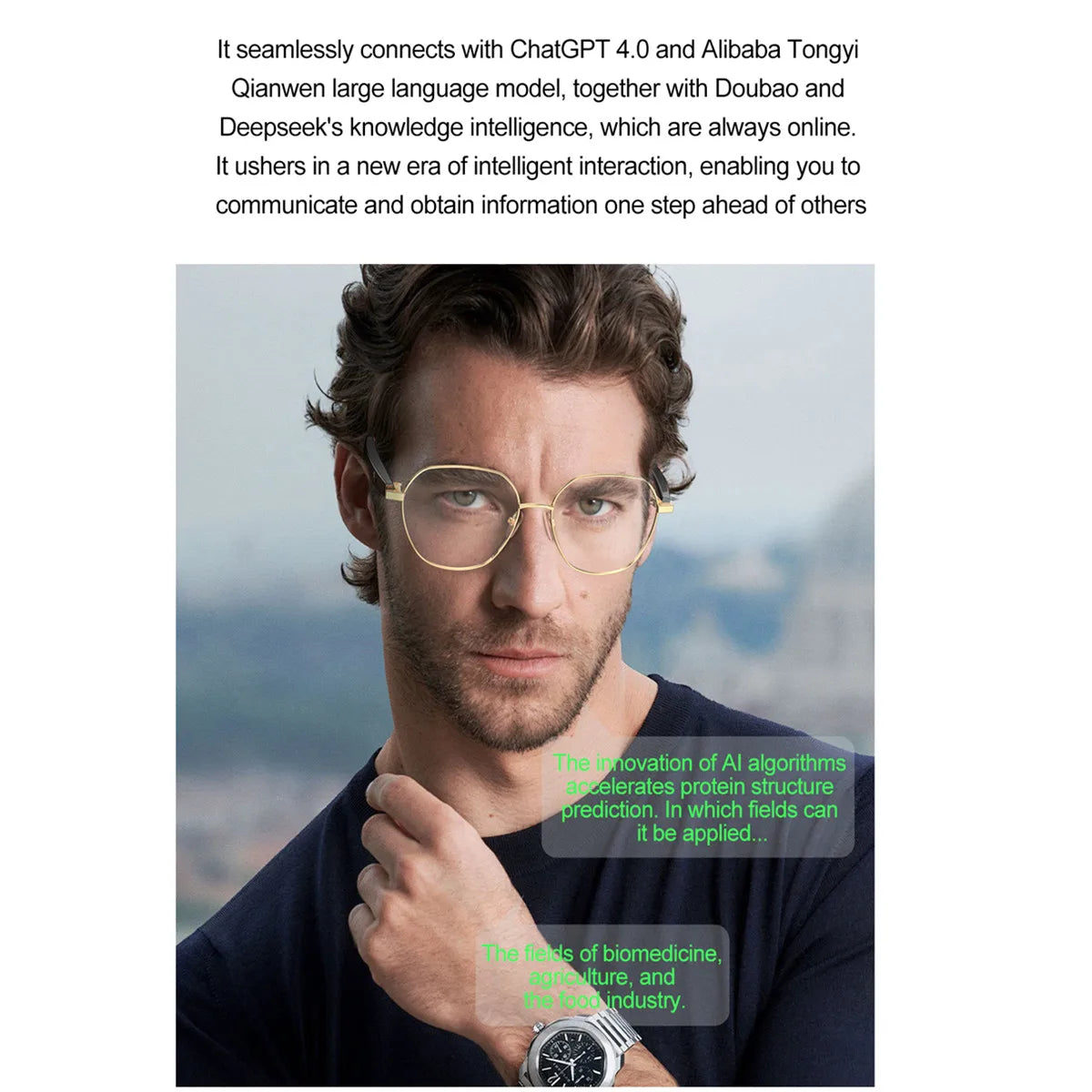🕶️🤖 AI Smart Glasses Translator – Μετάφραση σε 163 Γλώσσες & AI Δυνατότητες 🕶️🤖