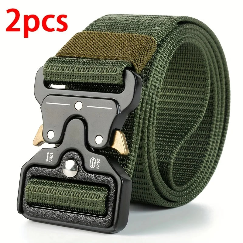 🪖👖 Versatile Men’s Tactical Belt – Durable & Adjustable Design ✨ Για Outdoor Sports, Jeans & Casual Wear (Unisex, 1 ή 2 Τεμάχια)