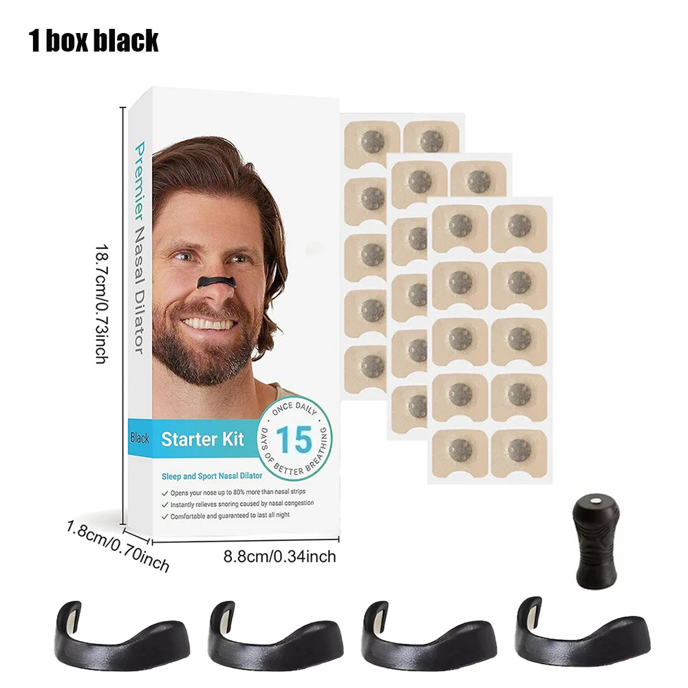 😴👃 Magnetic Nasal Dilator – Λύση για Ροχαλητό & Καλύτερη Αναπνοή! 👃😴 Anti-Snoring Strips | Boost Oxygen Intake | Sleep & Sports Breathing Aid