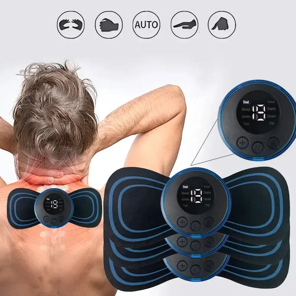 💆♂️🔋 Neck Rechargeable Massager – Ηλεκτρικό Μασάζ Αυχένα για Ανακούφιση Πόνου & Χαλάρωση ✨