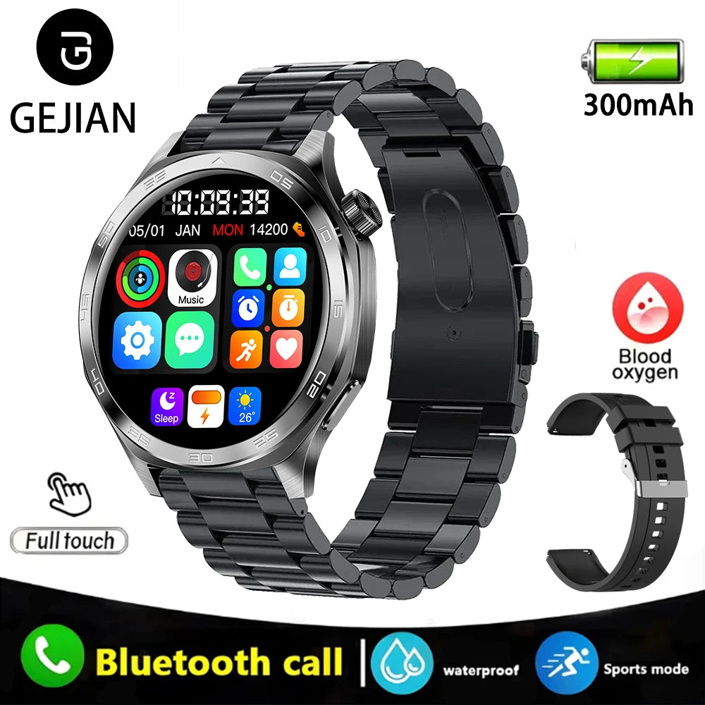 ⌚ GEJIAN Men’s 5.4 Smart Watch – Κομψότητα, Δύναμη & Λειτουργικότητα στον Καρπό σου! ⌚
