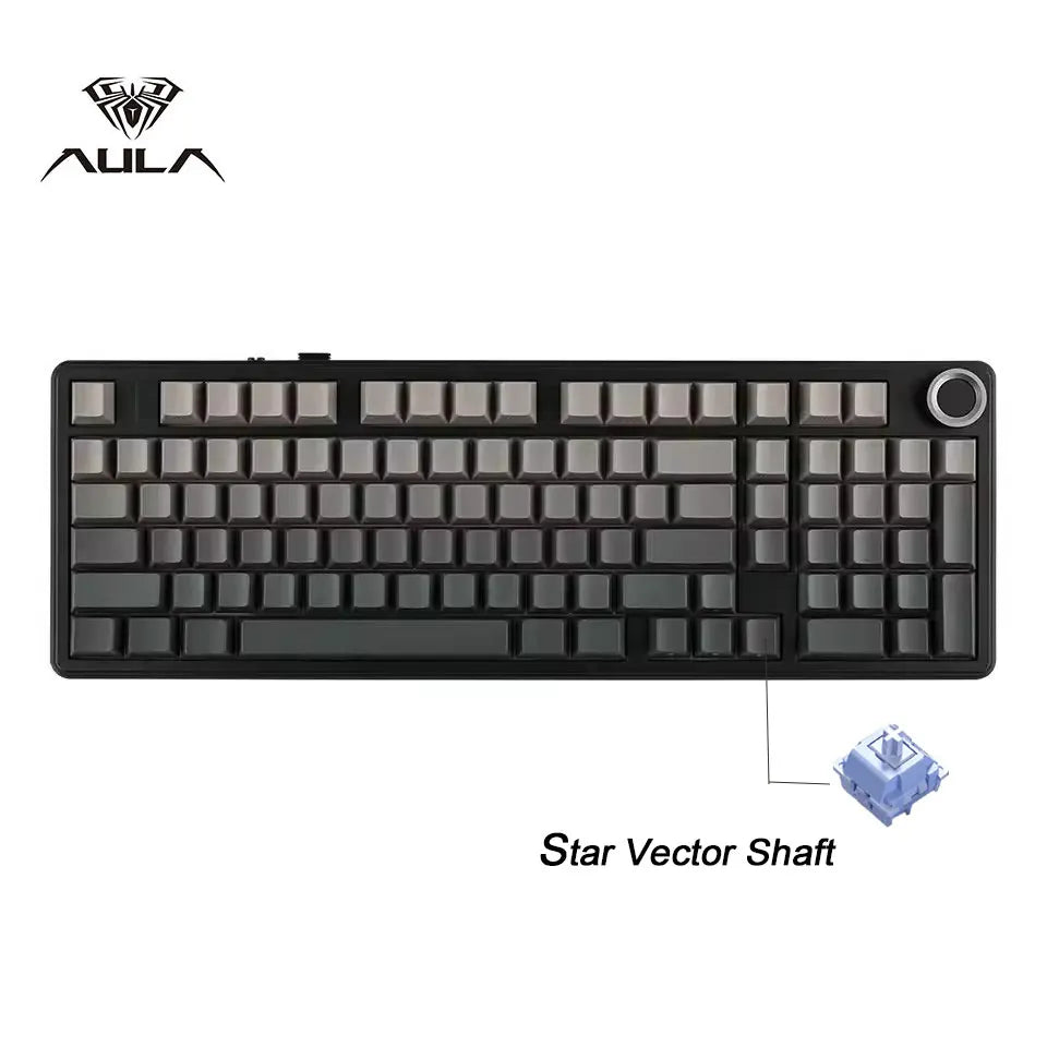 ⌨️🎮 AULA F99PRO Gaming Keyboard – Pro-Level Εμπειρία Πληκτρολόγησης με 3 Τρόπους Σύνδεσης & Gasket Design!