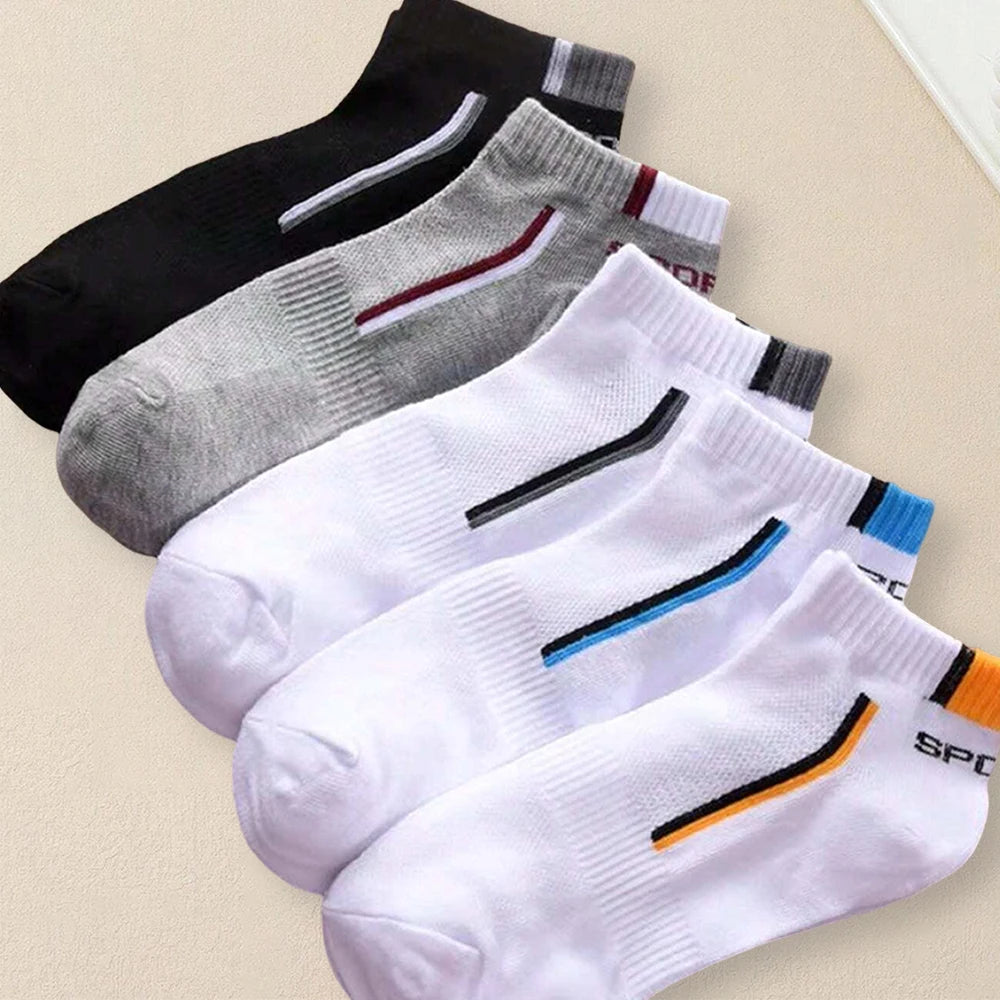 🧦 5 Ζευγάρια Ανδρικές Κάλτσες – Καλοκαιρινές, Ανάλαφρες & Fashionable
