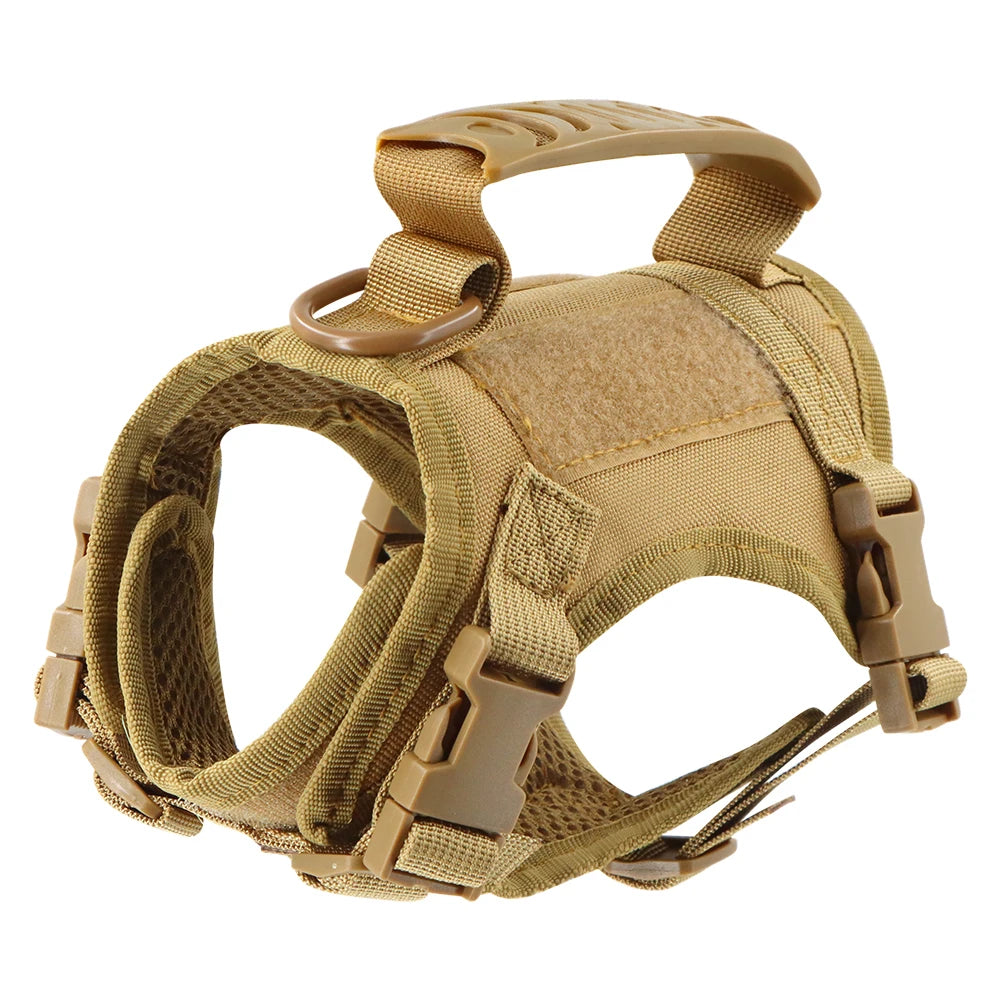 🎖️🐾 Tactical Puppy Harness & Leash – Σαμαράκι Ειδικού Τύπου για Μικρούς Σκύλους & Γατάκια 🐶🐱 Στιβαρό, ρυθμιζόμενο και άνετο – για εκπαίδευση, βόλτες & περιπέτεια!