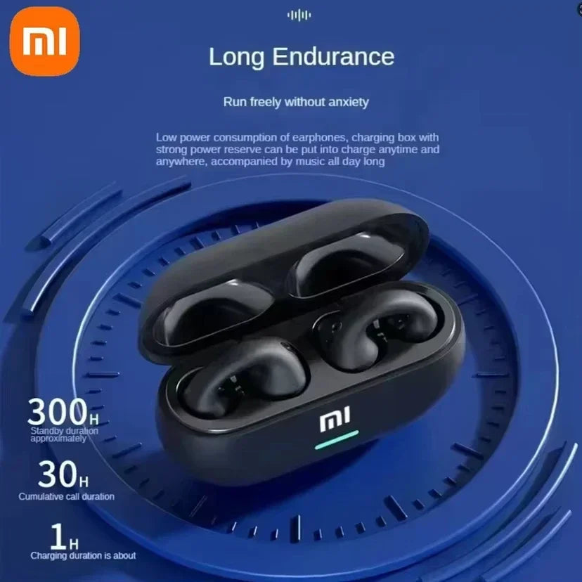 🎧 Redmi T7500 – Ασύρματα Bluetooth Bone Conduction Ακουστικά HiFi για Σπορ & Καθημερινή Χρήση