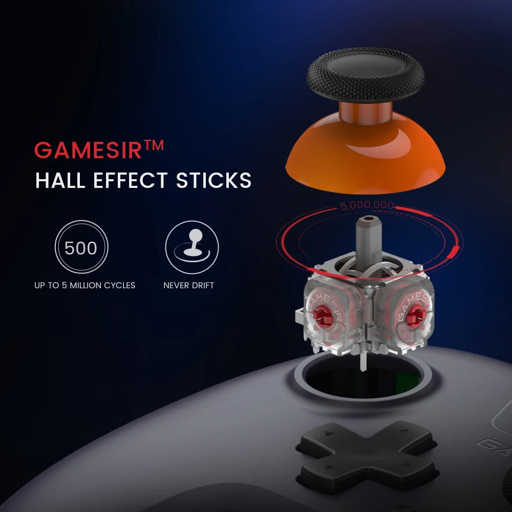 🎮✨ GameSir T4 Nova Lite – Wireless Gamepad με Hall Effect Sticks 🕹️ Συμβατό με Switch, Android, iOS, PC & Steam