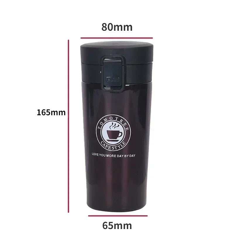 ☕ 304 Stainless Steel Θερμός Κούπα Διπλού Τοίχου – 380ml/500ml | Vacuum Flask Thermos Mug με Φίλτρο Τσαγιού & Αξεσουάρ