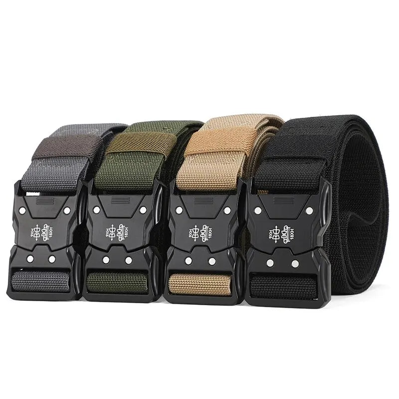 👖⚡ Tactical Ζώνη με Quick Release – Unisex Casual Outdoor Belt 🎯 Ελαστική Ζώνη Εκπαίδευσης & Καθημερινής Χρήσης