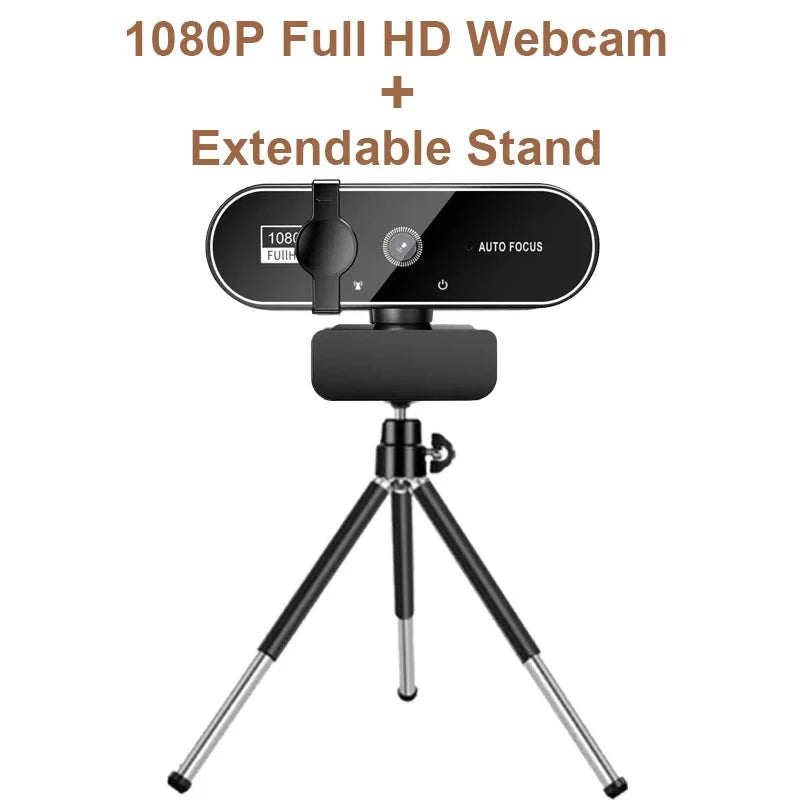🎥🔊 4K/2K/1080P Webcam με Μικρόφωνο 🎤 | Autofocus 8MP Full HD Κάμερα για PC 💻 Laptop & Macbook | Βιντεοκλήσεις & Streaming