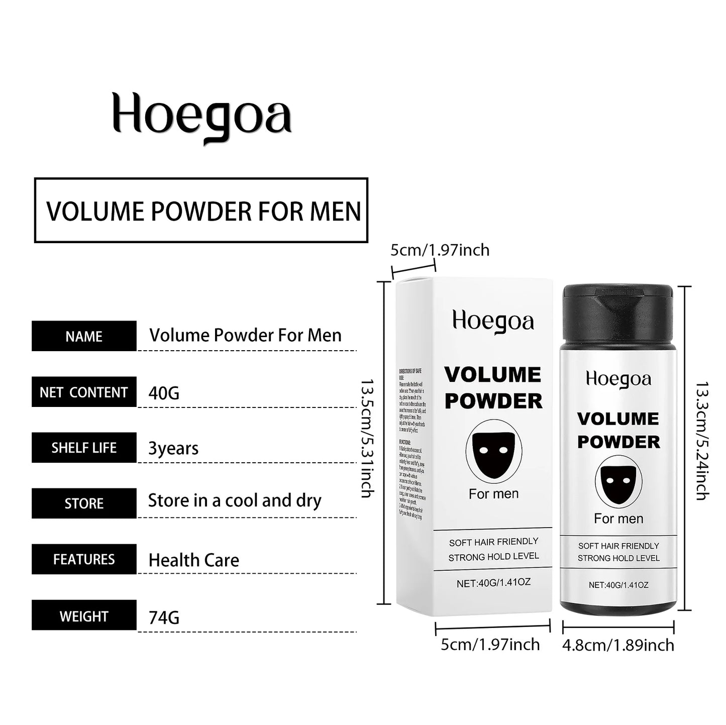 💨✨ HOEGOA Volumizing Hair Powder – Ανόρθωση, Έλεγχος Λιπαρότητας & Άμεσο Φούσκωμα Μαλλιών 🎯