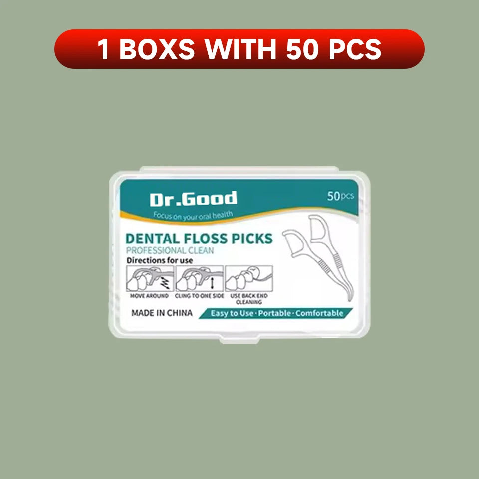 🦷 Dental Floss Sticks – 50/150/300/600/1000 Τεμάχια – Οδοντικό Νήμα Μίας Χρήσης για Στοματική Υγιεινή