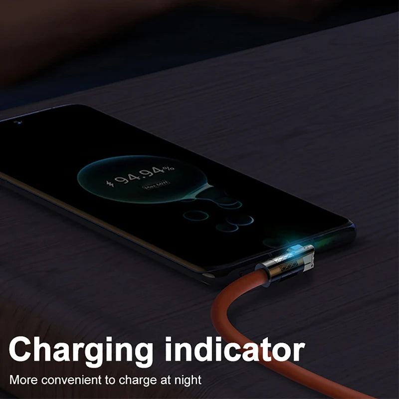 🎮⚡ Micro USB 120W 3A Elbow Fast Charging Cable – Για Gaming & Γρήγορη Φόρτιση 📱