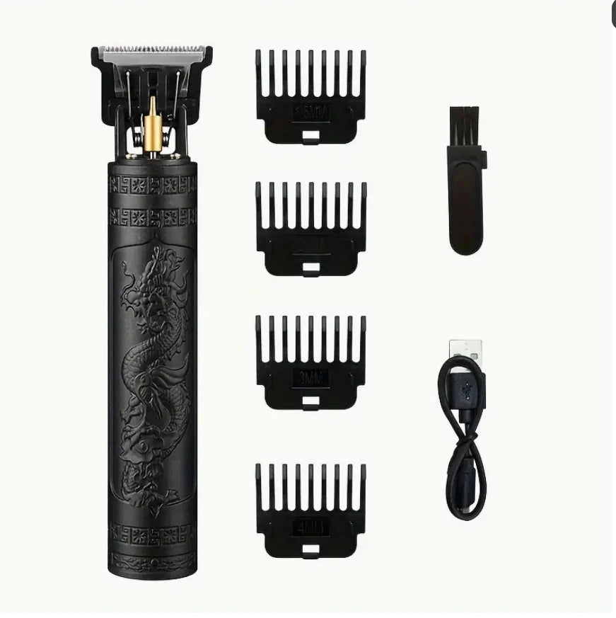 ✂️⚡ Men’s Pro Clipper – Απόλυτο Cordless Trimmer για Μαλλιά & Γένια! ⚡✂️ USB Rechargeable | Professional Hair & Beard Trimmer | Cordless Grooming Kit