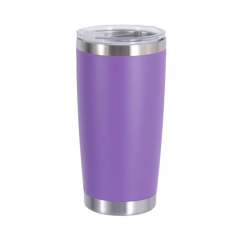 🚗 20oz/590ml Θερμός Κούπα Καφέ & Τσαγιού | Thermo Travel Mug Διπλού Ανοξείδωτου Τοίχου – Hot & Cold Cup
