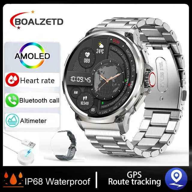 ⌚ New 1.85” Ultra HD Smart Watch – Δύναμη, GPS & Στυλ στον Καρπό σου! ⌚