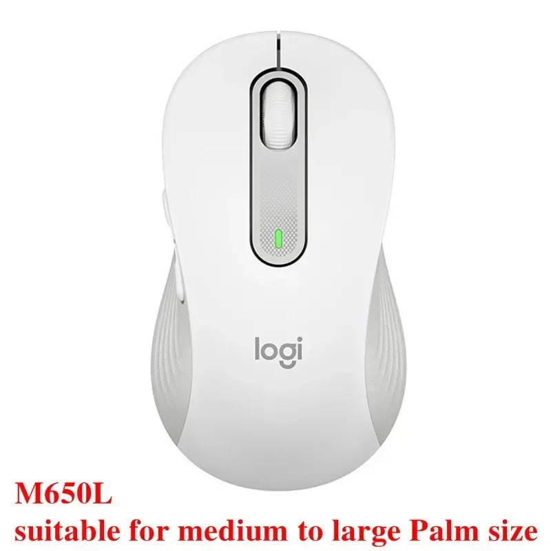 🖱️ Logitech M650 / M650L Wireless Bluetooth Mouse – Silent, Εργονομικό, Plug & Play για Δεξιόχειρες 🔇 Ιδανικό για Laptop, PC, Mac & Multi-Device Χρήση | Bluetooth + 2.4GHz | Άνεση χωρίς θόρυβο