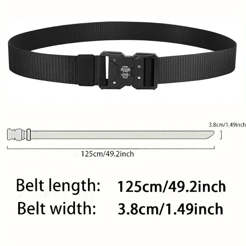 👖🪢 Ανδρική Ζώνη Canvas – Outdoor Multi-Function Casual Belt 🎯 Υψηλής Ποιότητας Ζώνη για Jeans, Σπορ & Καθημερινή Χρήση
