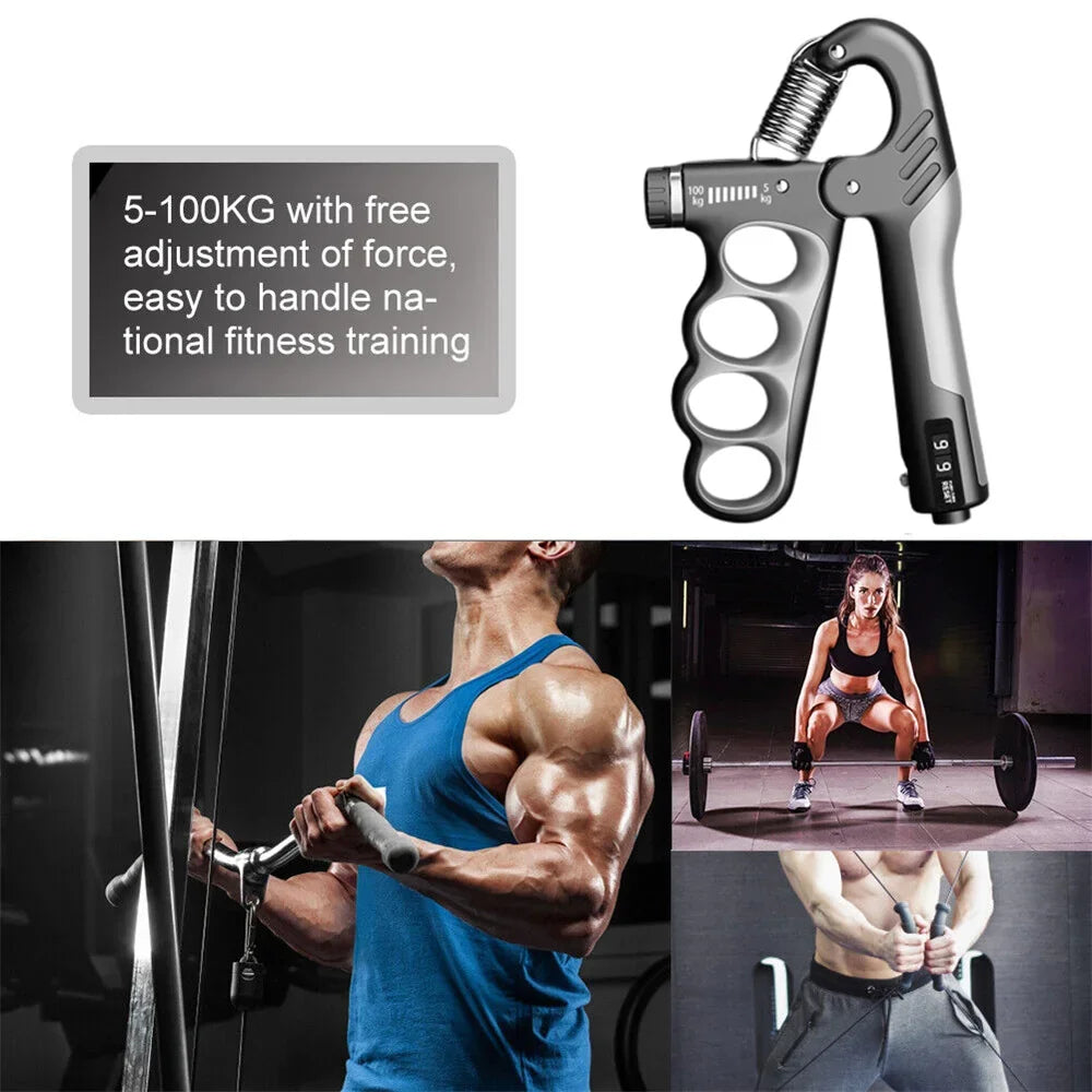 💪🖐️ G3 Hand Gripper – Ρυθμιζόμενη Ενδυνάμωση Χεριών & Αντίστασης 5-100Kg! 🖐️💪 Wrist Expander | Finger & Forearm Trainer | Adjustable Dynamometer