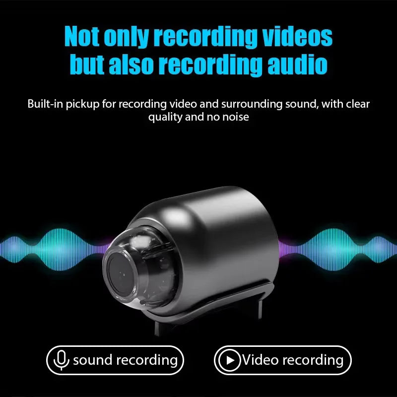 📹🔒 Mini 1080P WiFi HD Κάμερα – Night Vision & Motion Detection 🎥 Home Security Audio & Video Recorder