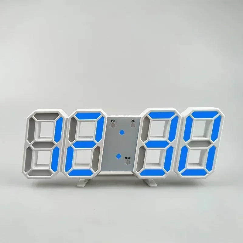 ⏰✨ Electronic Digital LED Wall Clock – Μοντέρνο Ρολόι Τοίχου & Γραφείου με Ξυπνητήρι 🖥️