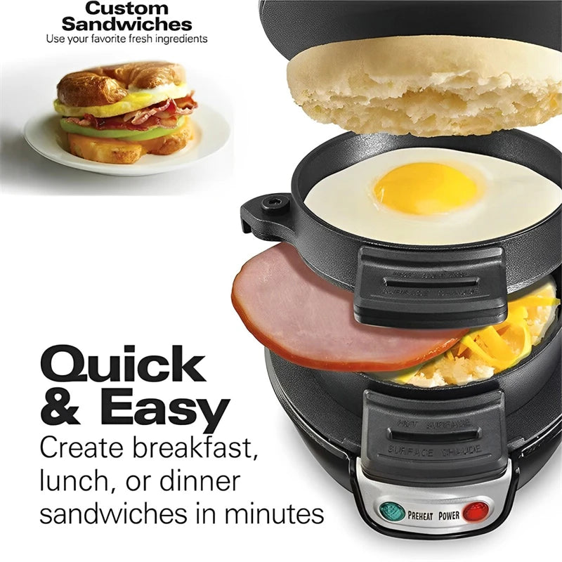 🍔⚡ Mini Electric Burger Maker – Πολυλειτουργική Συσκευή για Μπέργκερ, Muffins & Πρωινά Σάντουιτς 🍳 Το σπιτικό σου πρωινό, έτοιμο σε 5 λεπτά – γρήγορα, υγιεινά & χωρίς κόπο!