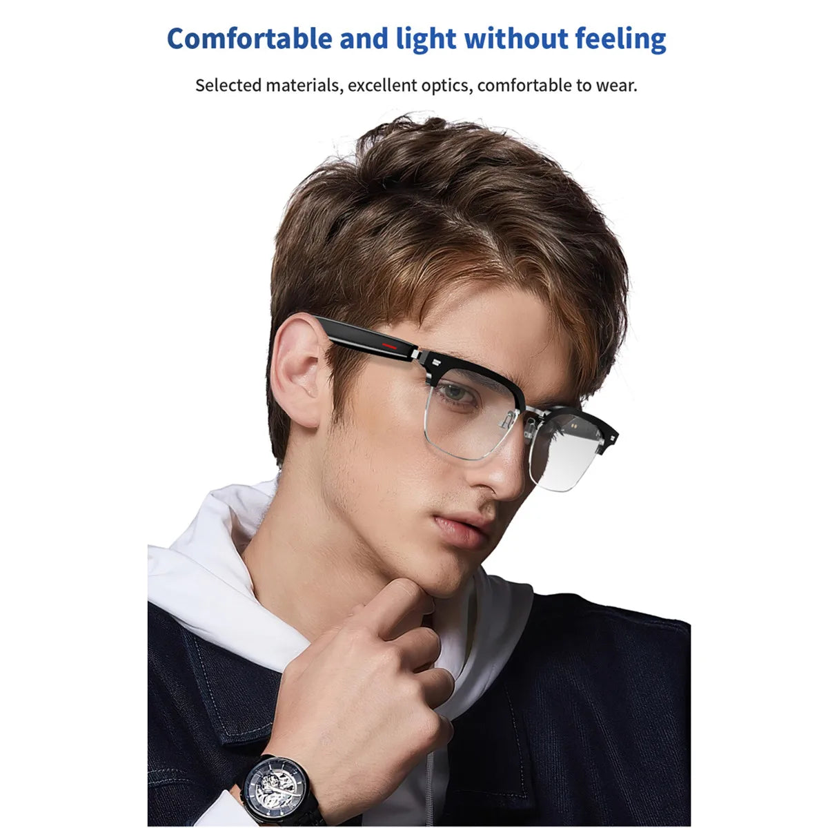 🕶️🤖 Smart Glasses AI Translator – Έξυπνα Γυαλιά με Μετάφραση & Bluetooth 🕶️🤖