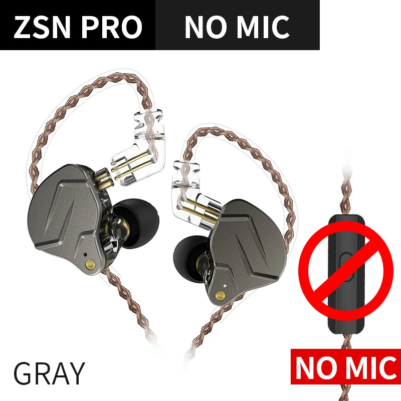 🎧 KZ ZSN PRO – Επαγγελματικά In-Ear Earphones με Hybrid Drive 🎧