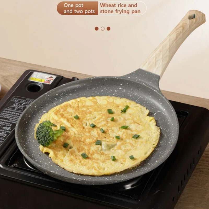 🍳 Τηγάνι Maifan Stone με 4 Θέσεις – Αντικολλητικό, Ανθεκτικό & Οικολογικό | Ιδανικό για Ομελέτες, Pancakes & Μπριζόλες