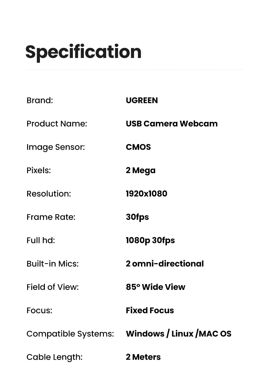 🎥💻 USB 2K HD Mini Webcam – Με Διπλό Μικρόφωνο & 360° Περιστροφή 🔊✨