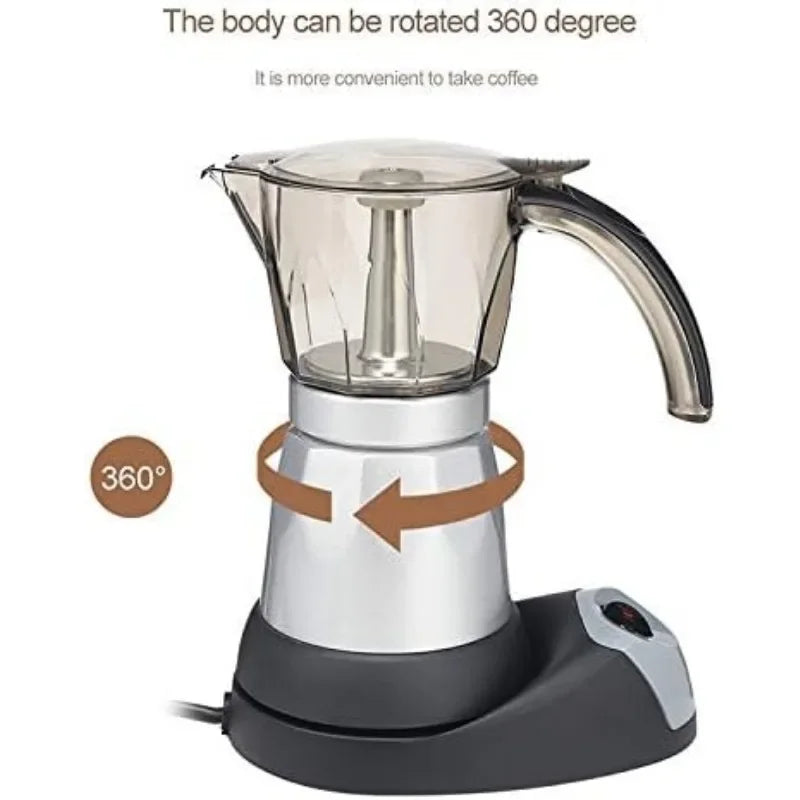 ☕⚡ Ηλεκτρική Καφετιέρα Espresso Moka – Ιταλικού & Κουβανέζικου Στυλ! ⚡☕ Electric Coffee Maker – Italian Cuban Brewing Espresso Moka Pot