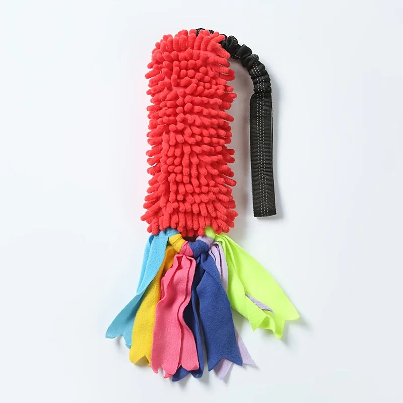 Dog Training Rope Toy 🐶🪢 | Plush + Rope Ball 🎾 | Bite-Resistant & Anti-Tear 💪 | Teeth Cleaning & Puzzle Play 🧠