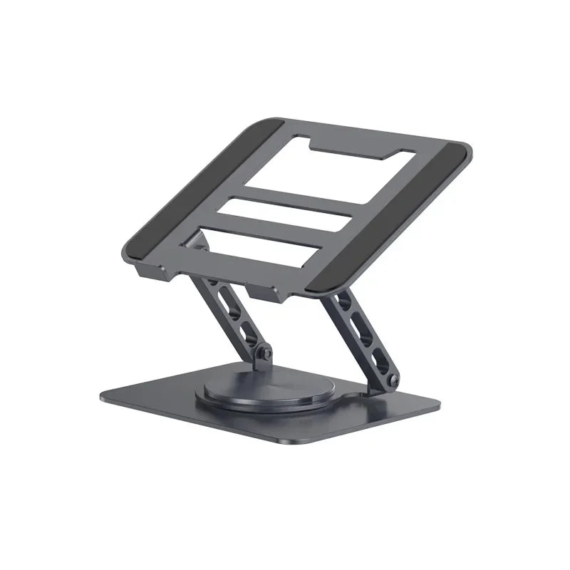 💻🔄 360° Rotating Laptop Stand – Αλουμινένια Ρυθμιζόμενη Βάση MacBook & Notebook 🎯
