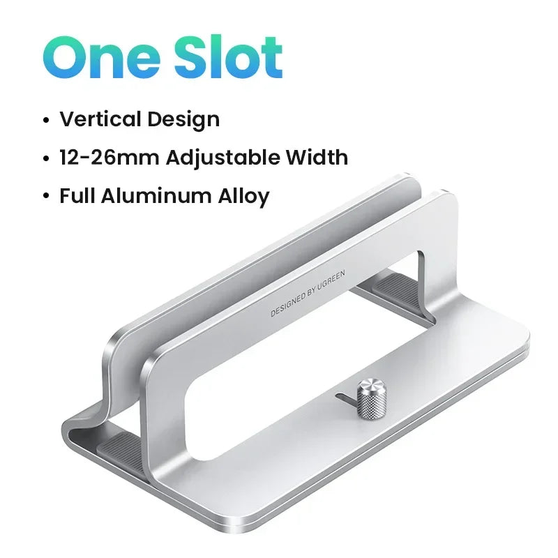 💻📐 UGREEN Vertical Laptop Stand – Αλουμινένια Κάθετη Βάση Laptop & Tablet 🎯