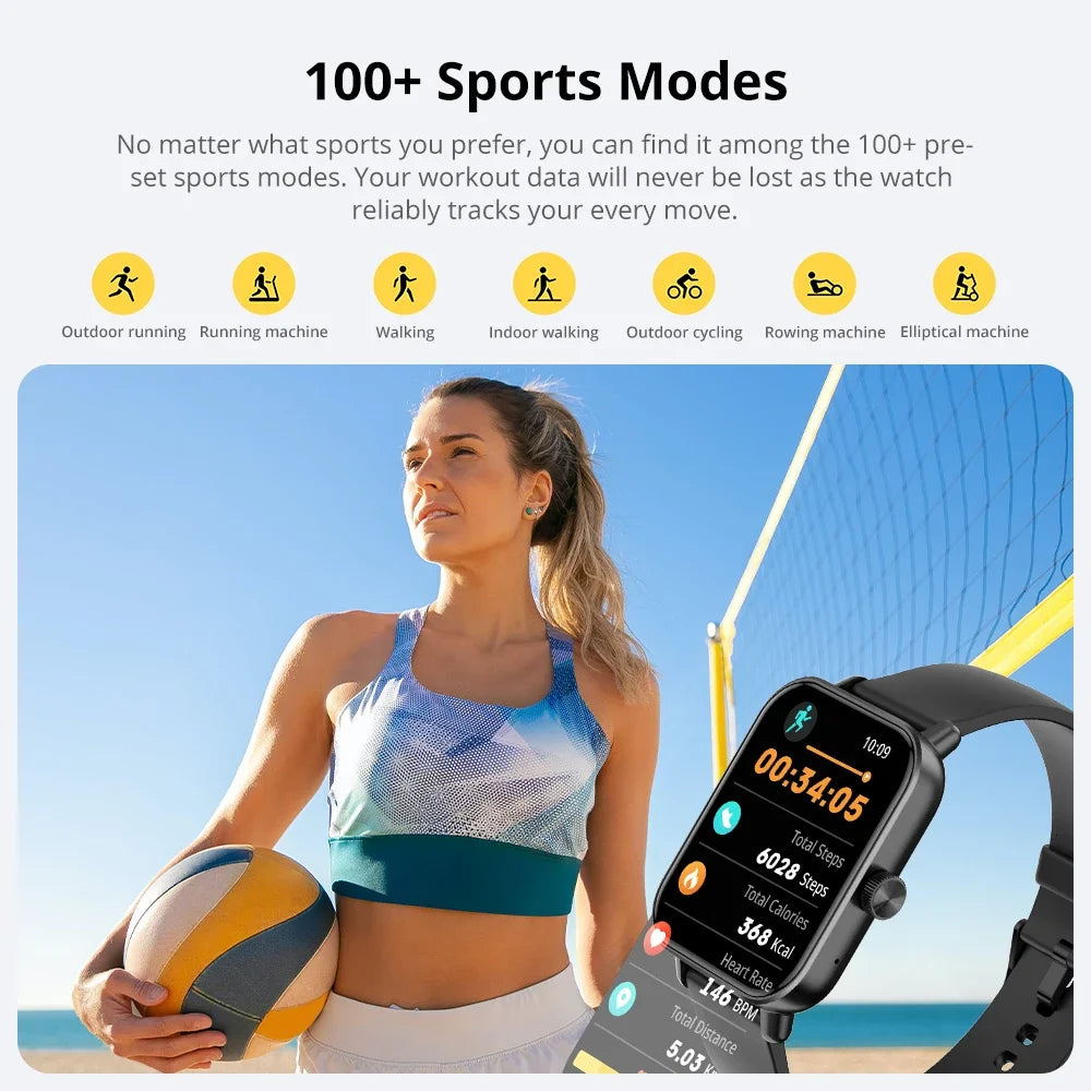 COLMI P81 ⌚ | 1.9" Screen 🖥️ | Voice Calls 📞 | 24H Health Monitor ❤️ | 100+ Sports Modes 🏃♂️ | BT Smartwatch ✅