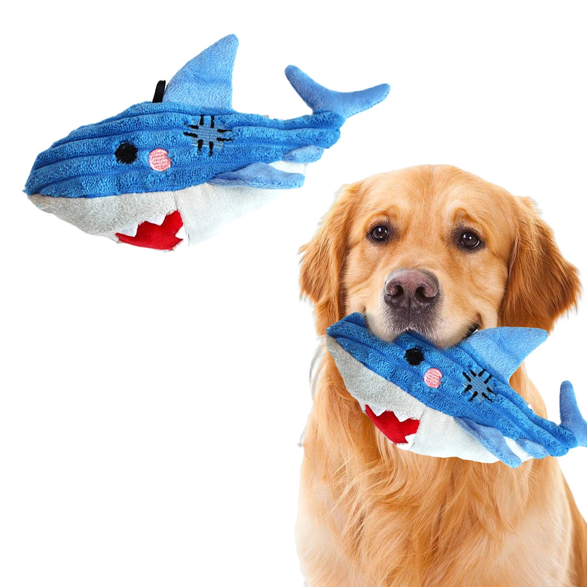 Ocean Series Plush Dog Toys 🐶🌊 | Soft & Squeaky 🔊🧸 | For Small & Medium Breeds 🐾 | Cute Puppy Play Set ✅
