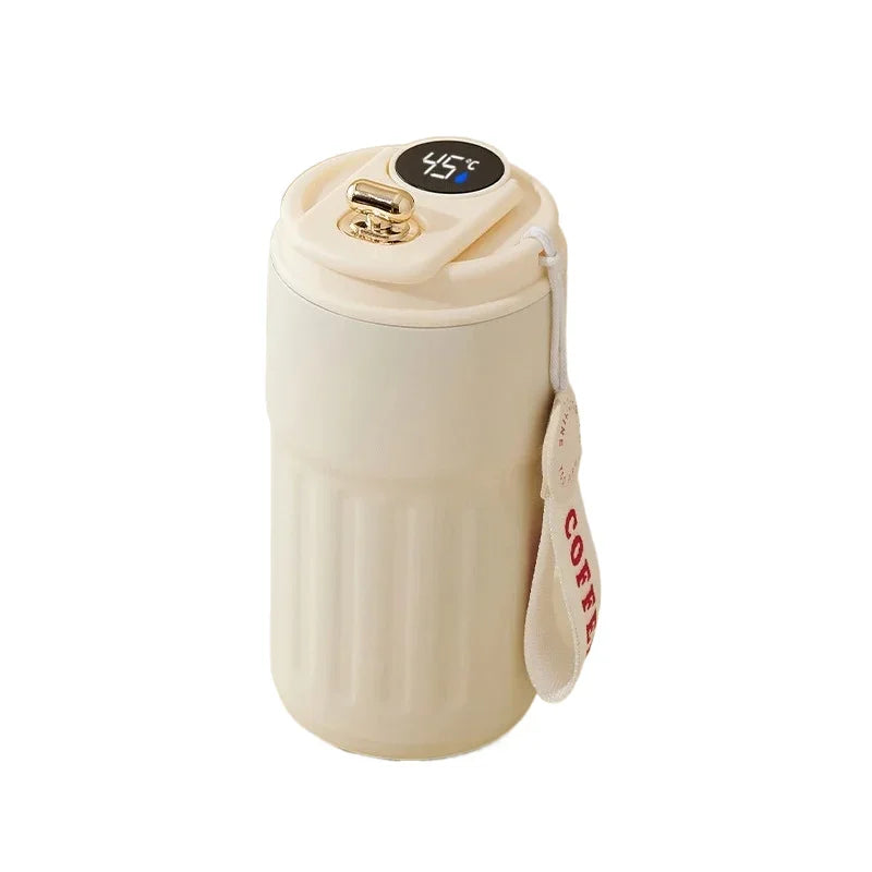 ☕ 450ml Smart Thermos Mug | Ανοξείδωτο Θερμός με Οθόνη Θερμοκρασίας | Ιδανικό για Καφέ, Τσάι & Ταξίδια