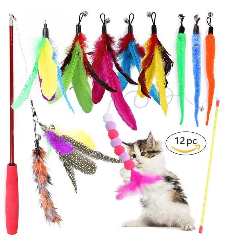 Cat Tunnel & Toys Set 🐱🎪 | Foldable Tent + Mouse Balls 🐭 | Simulation Fish 🐟 | Fun for Kittens & Cats 😸