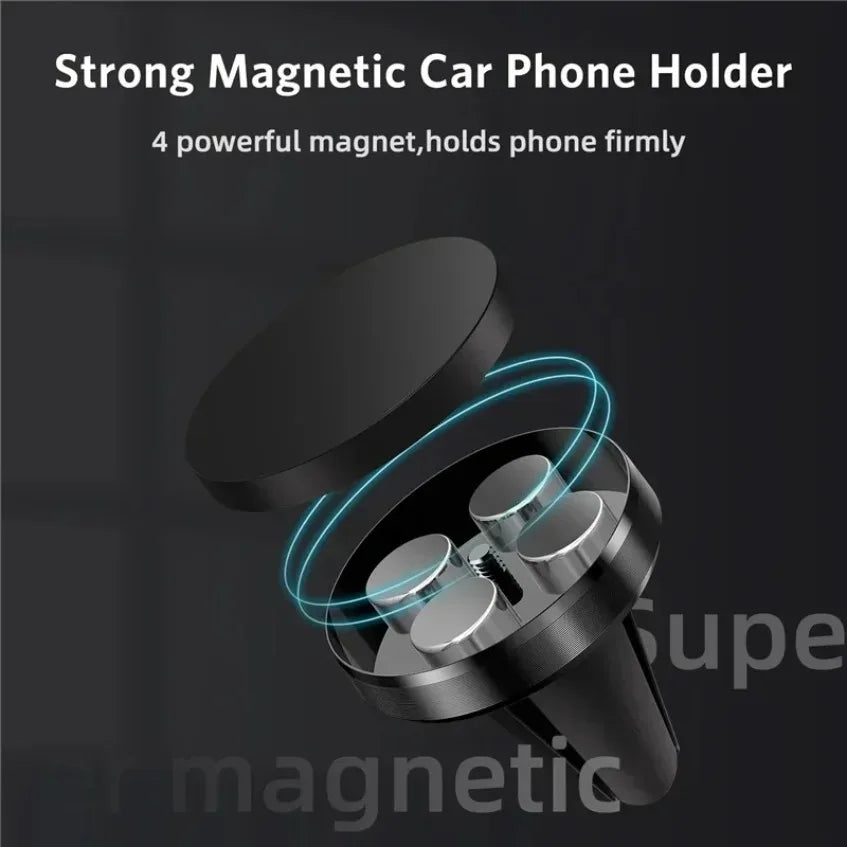 🚗🧲 Μαγνητική Βάση Κινητού Αυτοκινήτου – Air Vent Mount 📱 Για MagSafe iPhone 16/15/14/13/12, Samsung, Xiaomi & Universal Smartphones