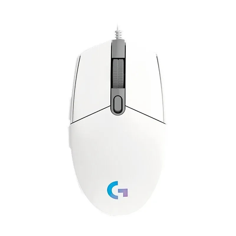 🎮 Logitech G102 RGB Wired Gaming Mouse – 8000 DPI, Rainbow Light Effects, USB για PC/Mac 💡 Ακρίβεια, στυλ & αξιοπιστία Logitech – ιδανικό για gamers & creators