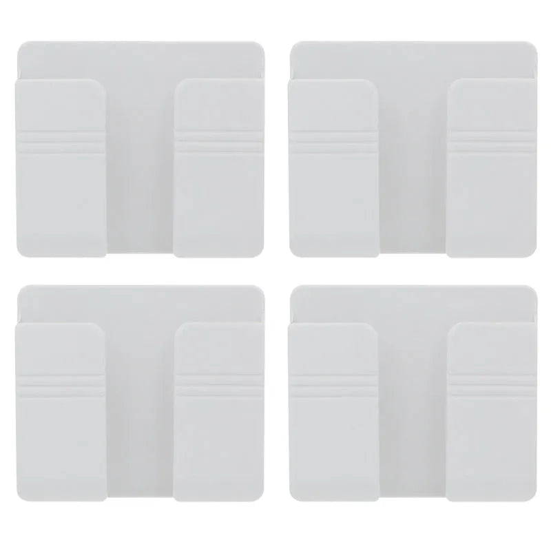 📱 Multifunction Wall Mounted Storage Box – Οργανωτής Χωρίς Τρύπες για Τηλεκοντρόλ, Κινητά & Καλώδια