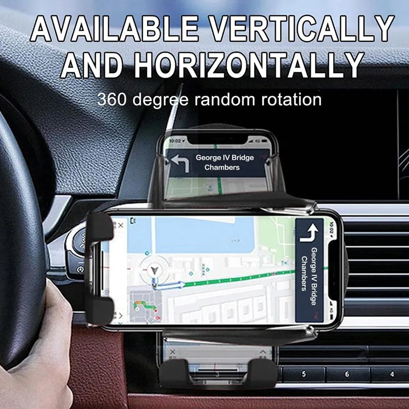 ⚡🚗 30W Wireless Car Charger – Έξυπνη Βάση & Ταχεία Φόρτιση στο Αυτοκίνητο! 🚗⚡ Qi Wireless Charging | Automatic Clamps | 360° Rotation | Air Vent Mount