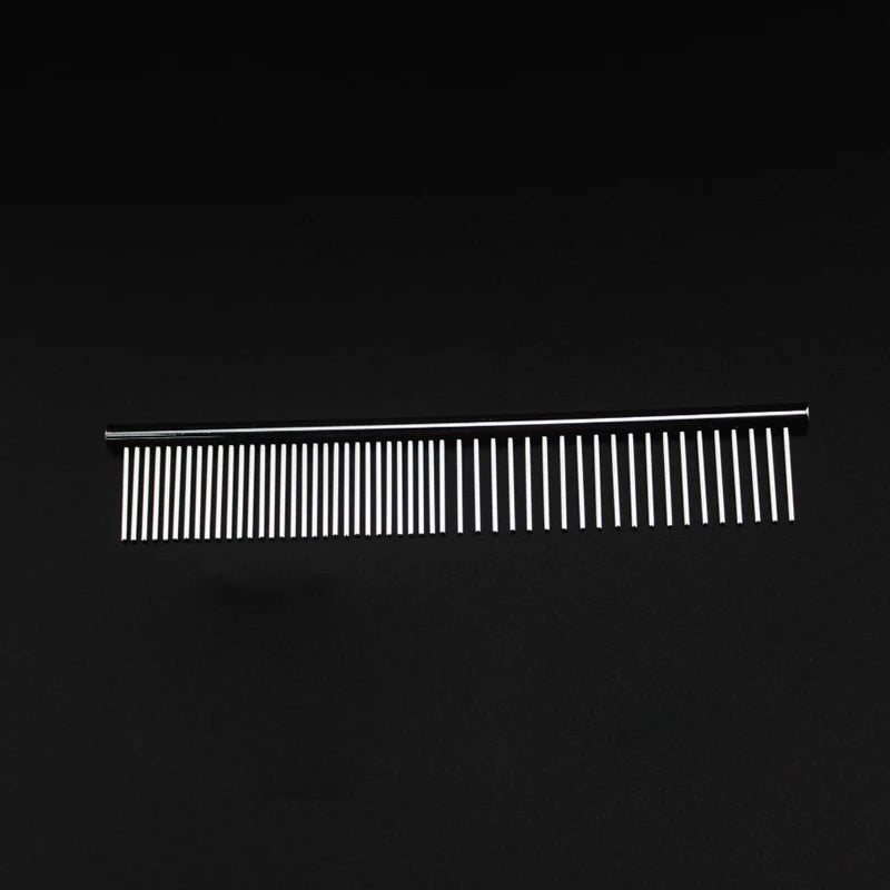🪮🐕 Stainless Steel Pet Comb – Χτένα Περιποίησης για Μακρύ & Πυκνό Τρίχωμα Σκύλων & Γατών ✂️🐾 Ιδανική για καθημερινό grooming & απομάκρυνση νεκρών τριχών – κατάλληλη για κάθε είδος κατοικιδίου!