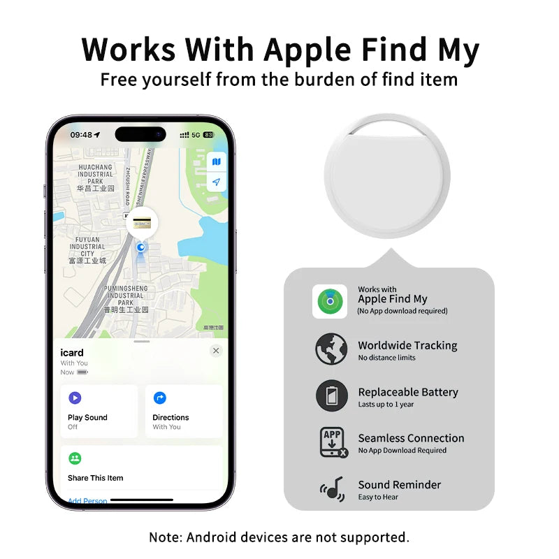 📍🍏 Smart Tag για iOS – Anti-Lost Bluetooth Tracker με Apple Find My Η έξυπνη λύση για να μη χάνεις ποτέ ξανά τα πράγματά σου! 🧳🔑📱