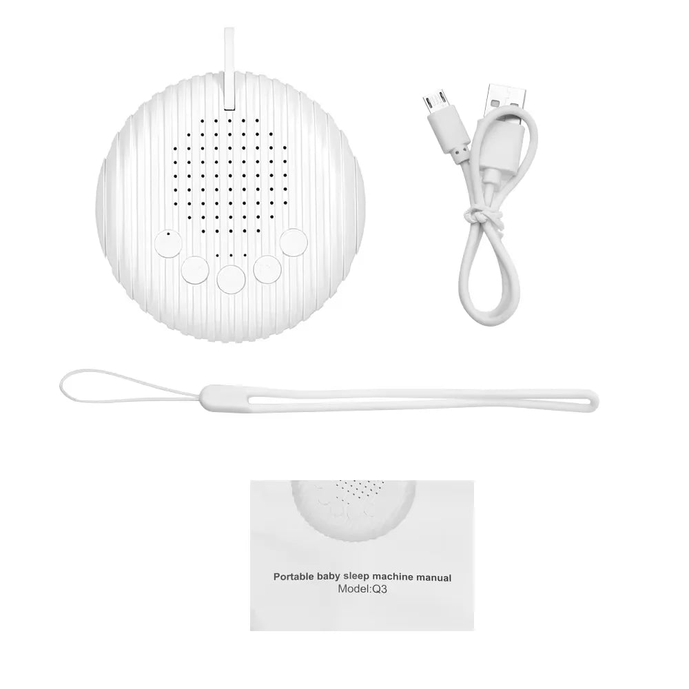 👶🎵 Q3 White Noise Baby Sleep Machine – 10 Ήχοι για Ήρεμο Ύπνο 🎯